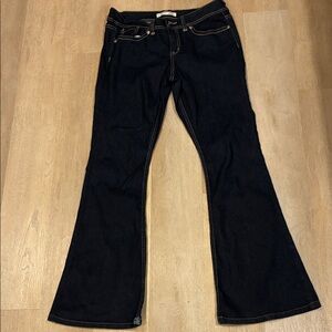 Women's Black Flared Jeans
